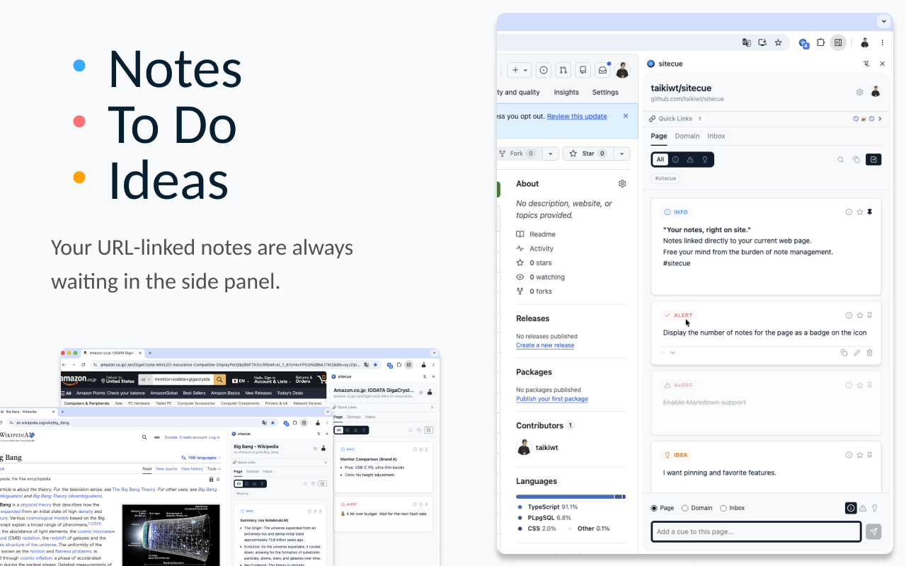 sitecue daily workflow visual